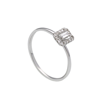 Anello Babila Milano Donna Magic Collection in Oro bianco Diamante 293188BB